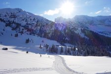 RS winterwanderer bei zallinger seiseralm