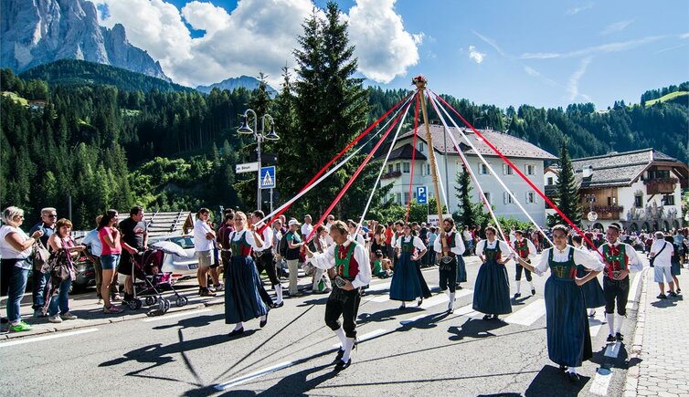 Folklore Parade Traditional Dance Santa Cristina Val Gardena